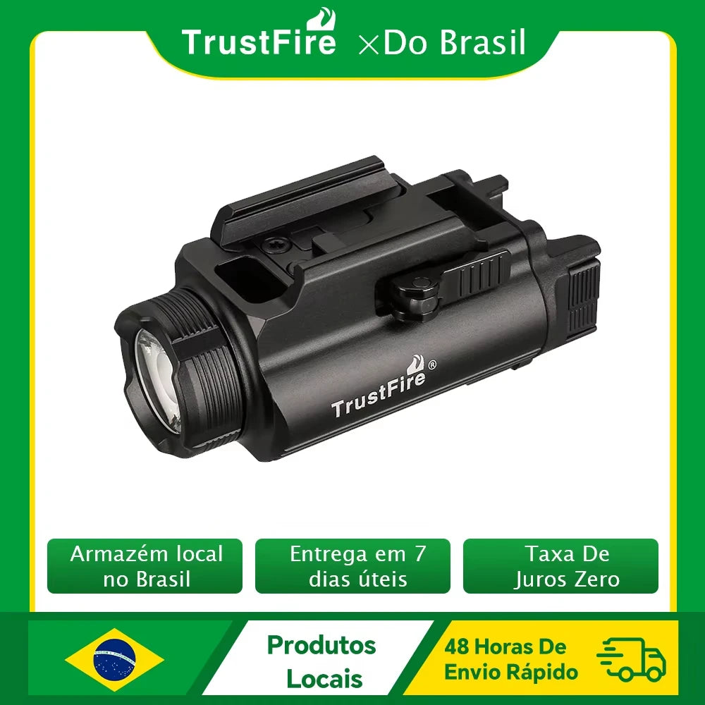 lampe torche tactique rechargeable led 1350lm ipx8 étanche noir modulaire auto défense