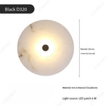 lampe murale moderne blanc marbre éclairage quotidien salle manger chambre coucher 3000k