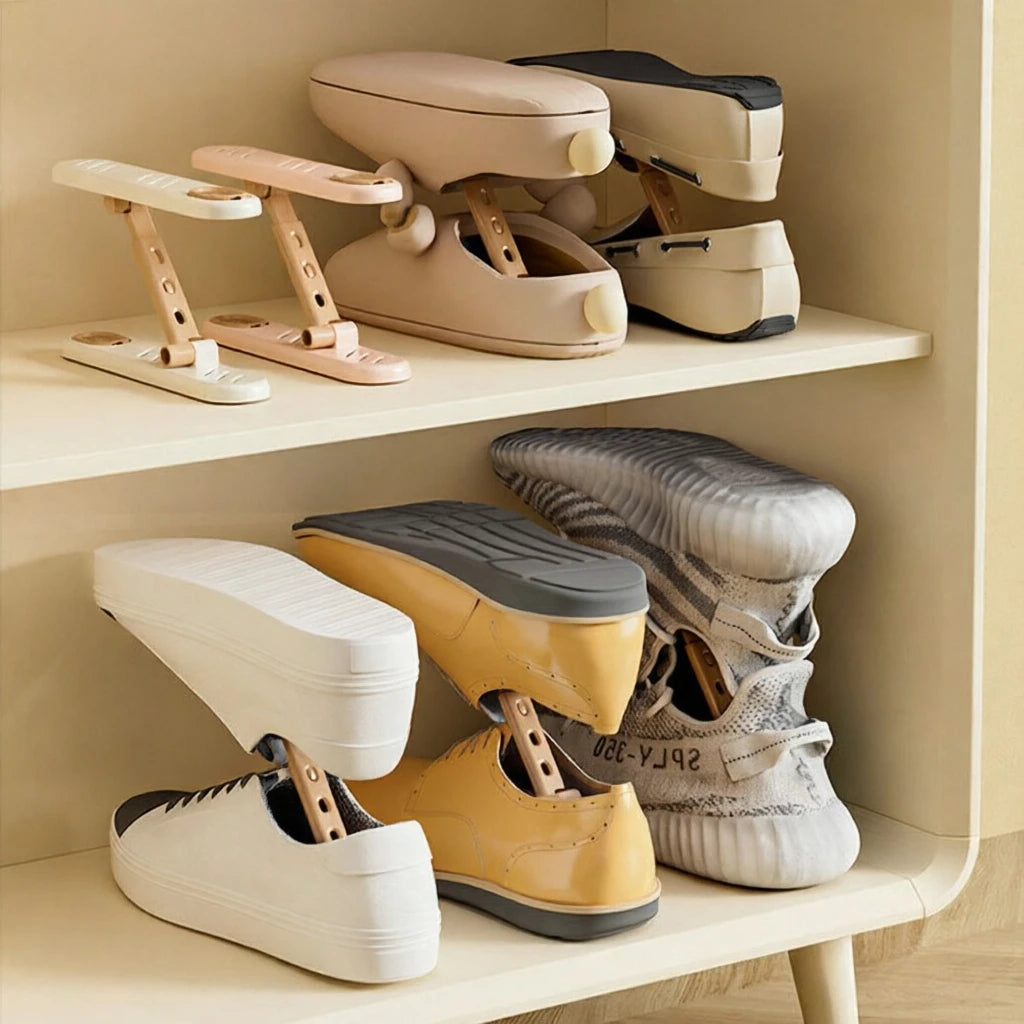 support chaussures pliables moderne clips aromathérapie box gain place domestique minimalistemode