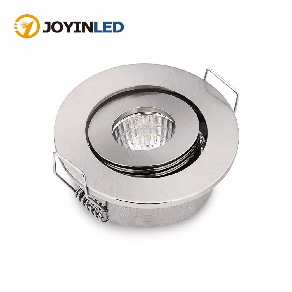 Spot LED 3W Argenté Moderne 12V Câbles D44mm H22mm Opacité