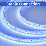 connecteur ruban led blanc plate moderne vis 24v tension fixations fournis
