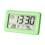 horloge électronique moderne température humidité alarme batterie 12 24h noir blanc rose