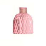 vase table moderne plastique blanc opaque tendance 12cm 14.5cm[arrangement floral incluse]