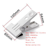 pinces modernes fer aluminium couleurs noir blanc gris fixations certifiées ROHS matériaux ABS