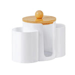 organisateur cosmétique transparent moderne brosse lingettes éponge rangement maquillage portable salle bain