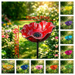 bassin oiseaux rouge forme fleur moderne tringle extérieur jardin fleuri