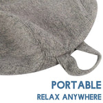 coussin sol moderne confortable bleu marine gris rouge uni lavable machine poignée fermeture glissière