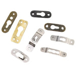 plaques fixation or noir argent modernes 30 pièces quincaillerie suspension cadres bois
