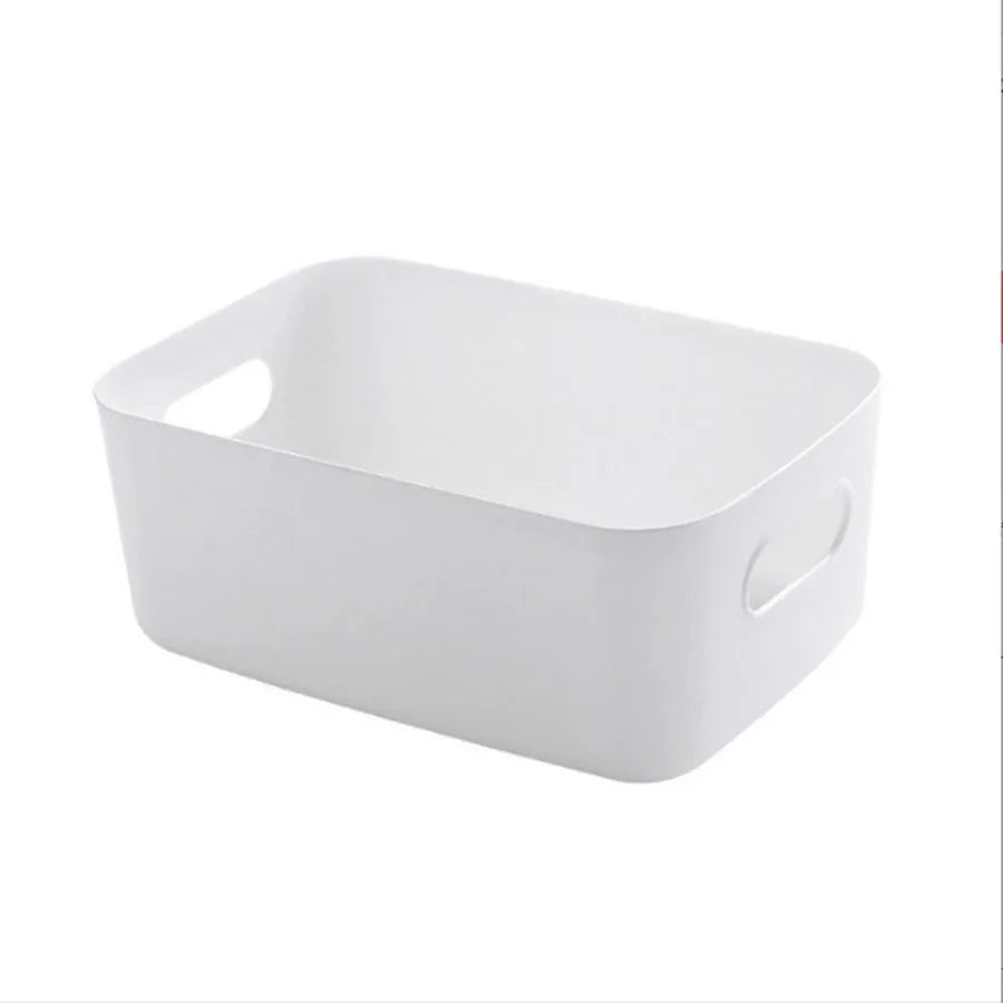 boîte rangement blanc moderne poignées réutilisable matériau abs multifonction