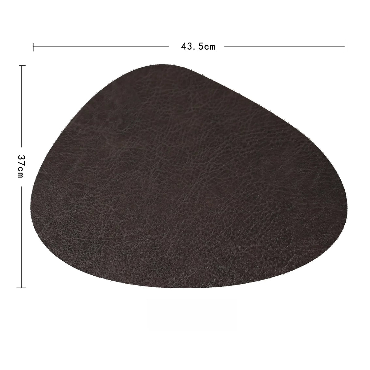 tapis table simili cuir moderne marron clair marron foncé résistant imperméable set pièces