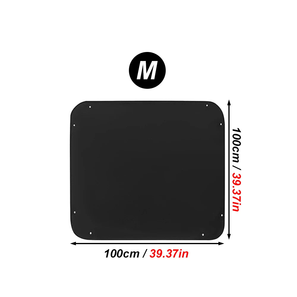 tapis imperméable lavable noir tapis animal compagnie hamster lapin texture granuleuse surface lisse okolets