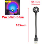 lampe d'ambiance projetante couleur vive effet gradient moderne zen chambre salon