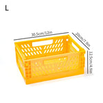 panier rangement pliable plastique perforé maison organisateur moderne