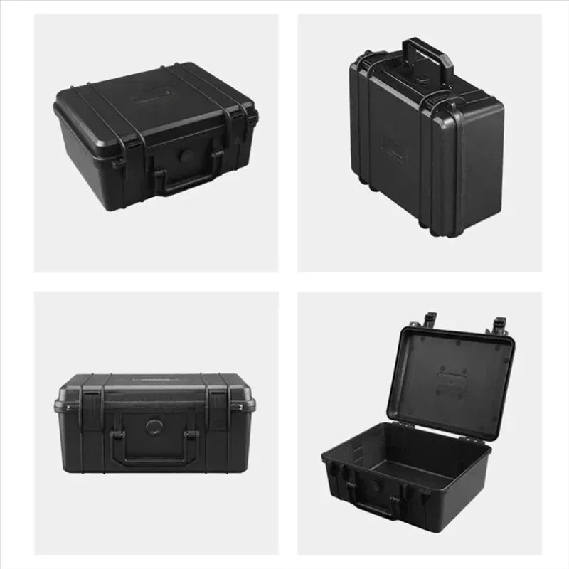 valise rigide noire robuste 280mm 240mm 130mm mousse d'expansion poignée