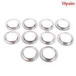 anneaux métalliques argentés industriels 60 paires diamètre intérieur 4cm coton rideau polonais accessoireuminiumallié