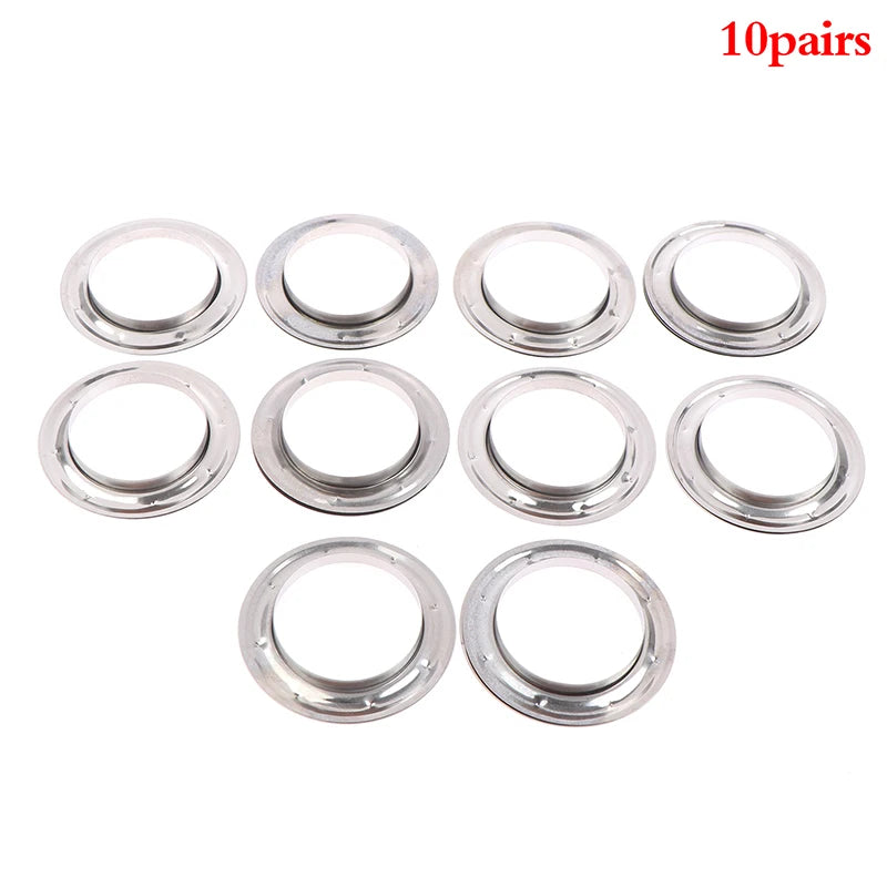 anneaux métalliques argentés industriels 60 paires diamètre intérieur 4cm coton rideau polonais accessoireuminiumallié