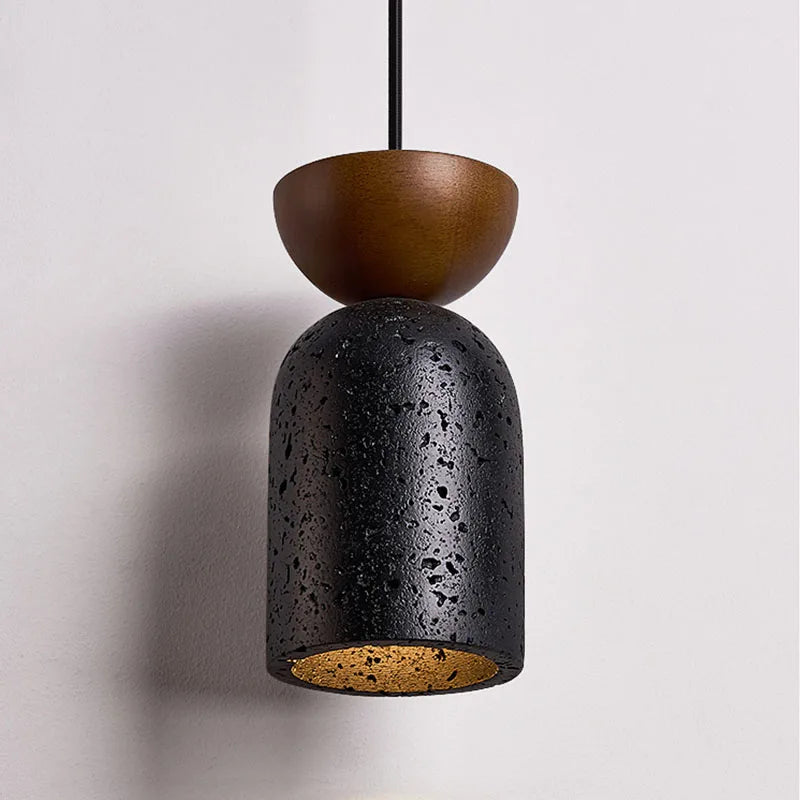 Éclairage rétro Wabi Sabi pour chambre à coucher