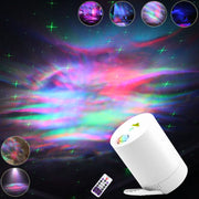 projecteur laser aurores boréales étoiles nébuleuses lumière bleue rouge vert chambre détente