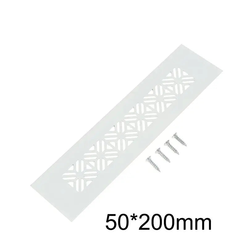 grille ventilation meuble motif géométrique moderne adhésif marron noir blanc