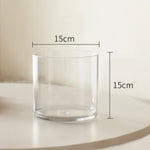 boîtes rangement transparentes cubes minimalistes 6cm 8cm 10cm 12cm 15cm