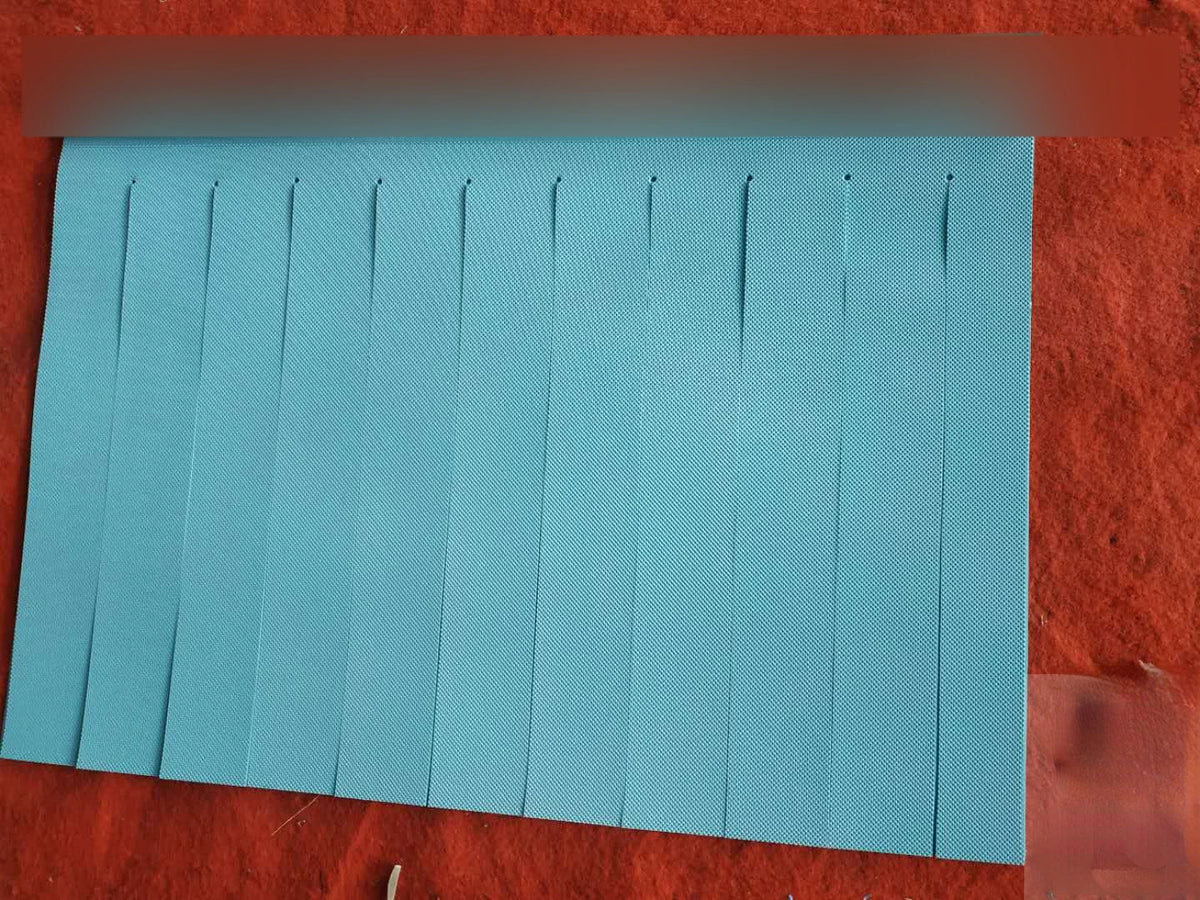 rideau protection lave vaisselle bleu rayures horizontales moderne anti éclaboussures transparent opacité.gca