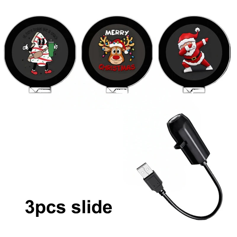 lampe projecteur étoiles veilleuse led halloween noël moderne sans fil usb chambre noire ambiance