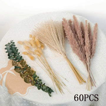 feuilles eucalyptus séchées bouquets fleurs naturelles décoration murale intérieure anniversaire baby shower fêtes rustique