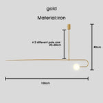 suspension lumineuse moderne sphères translucides structure métallique vis doré noir blanc