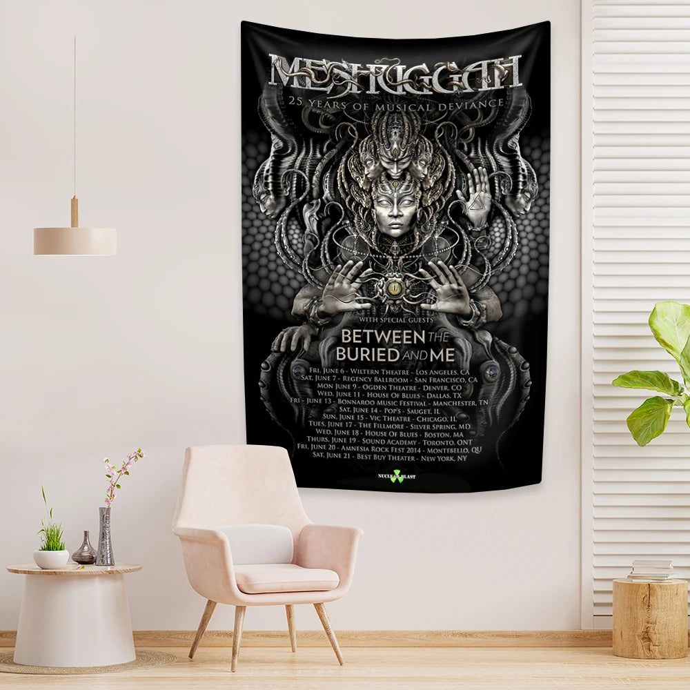 tapisserie graphique art contemporain noir bleu doré rouge blanche abstraite symbole