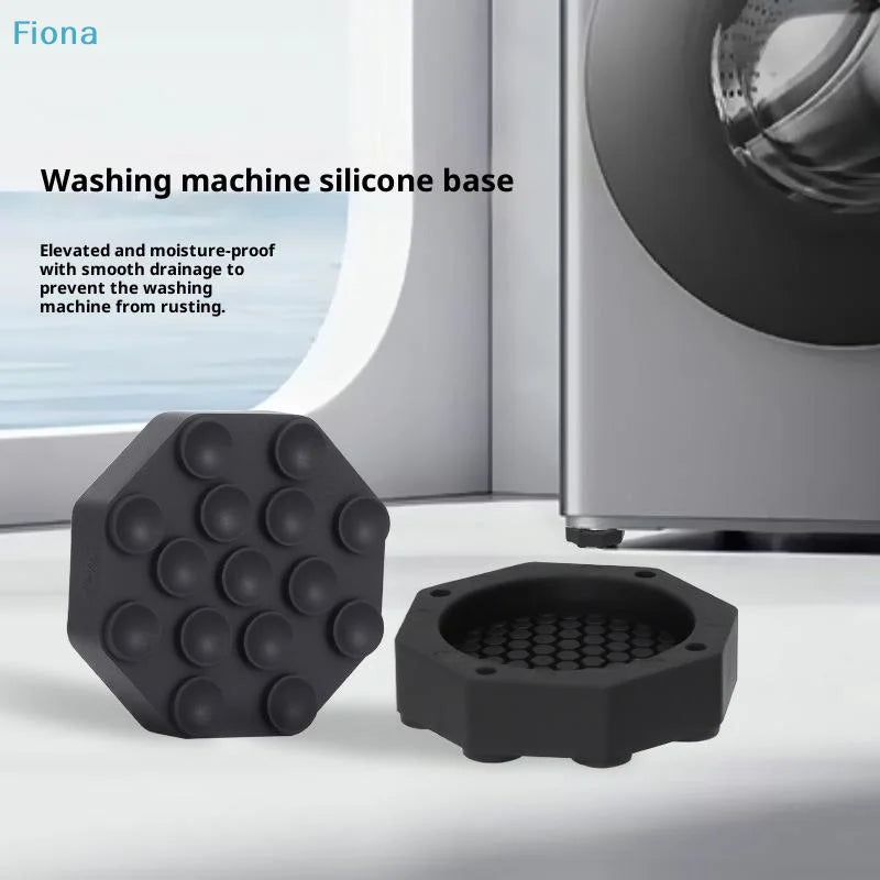 patins anti vibration amortisseurs silicone noir moderne machine laver bas adhésifs anti bruit antidérapants