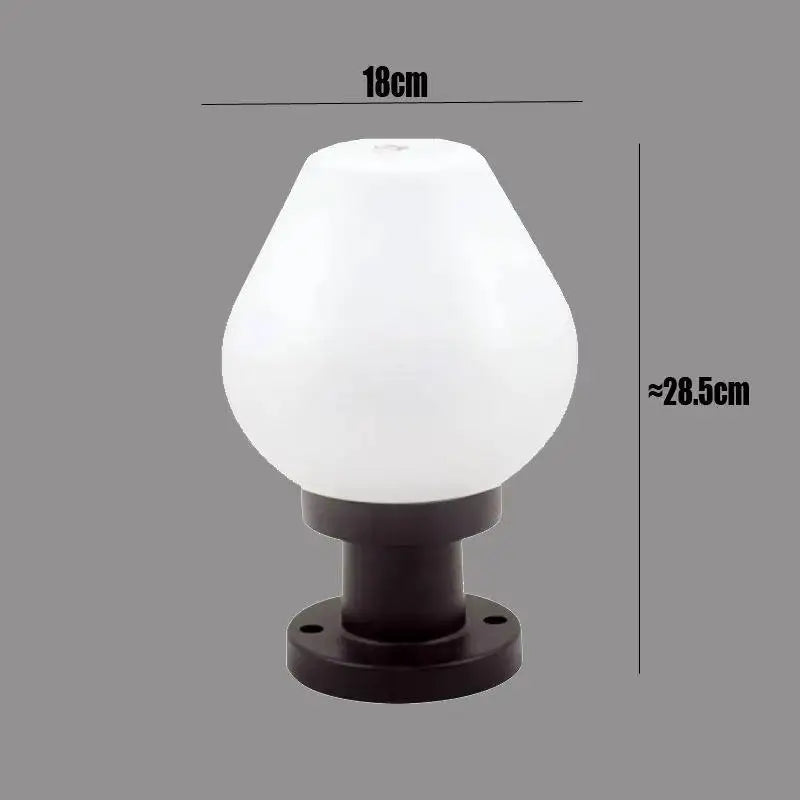 lampe sol moderne adhésive blanc noir éclairage extérieur autonomes flux lumineux basétique