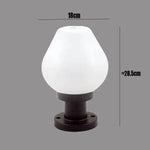 lampe sol moderne adhésive blanc noir éclairage extérieur autonomes flux lumineux basétique