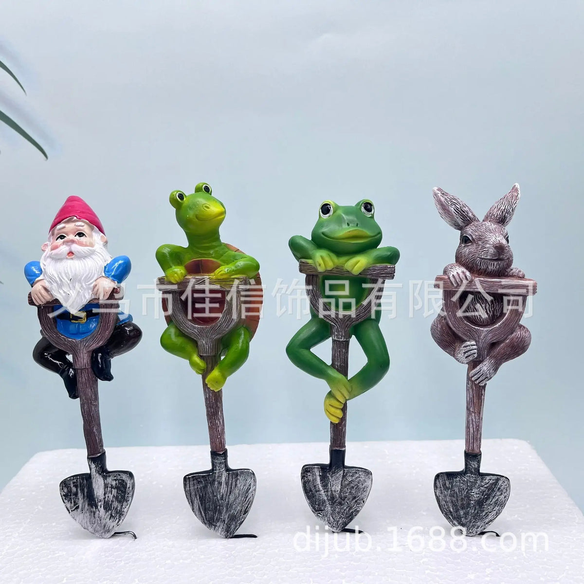 statues animaux jardin vert brun sculpturales résine pelle décoratives extérieures patioextérieur