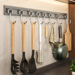 rangements cuisine porte ustensiles clips magnétiques couteau fourchette cuillère batteur planche découper moderne fonctionnel
