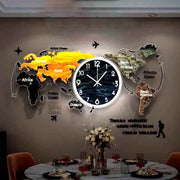 Horloge murale numérique LED silencieuse avec calendrier - Décoration moderne pour salon et chambre