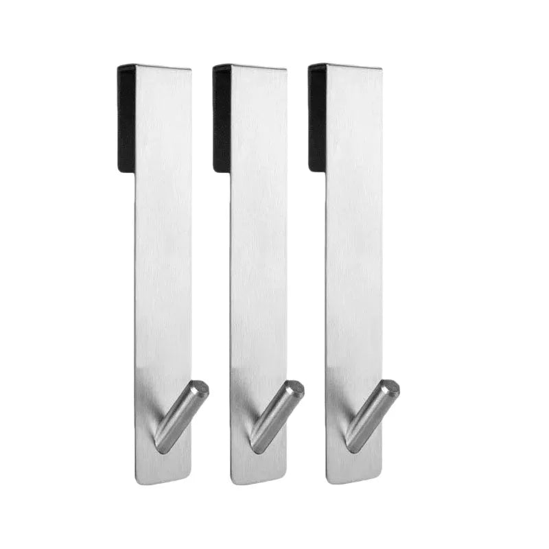 porte serviettes mural noir argent doré lisse finition métallique moderne minimaliste adhésif serviettes gant