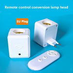 adaptateur lampe détecteur mouvement douille E27 moderne minimaliste blanc doré garage couloir