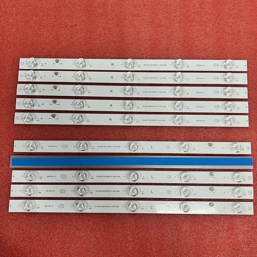 bande led rétroéclairage téléviseur blanc kit remplacement lumière arrière écran plat moderne connecteur