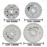 plaque led circulaire 12w 108mm blanc moderne technologie diodes led 6000k driver free