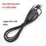 bande led blanc jaune matrice diodes modernes 31mm 75mm 150mm cible diy usb
