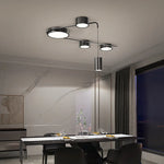 suspension lumineuse moderne minimaliste nordique plafonnier led fer noir flux lumineux élevé certification sécurité