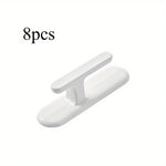 pinces rideau adhésives modernes blancs pièces facile surfaces lisses cloisons sèchesOpaque câble rideau included
