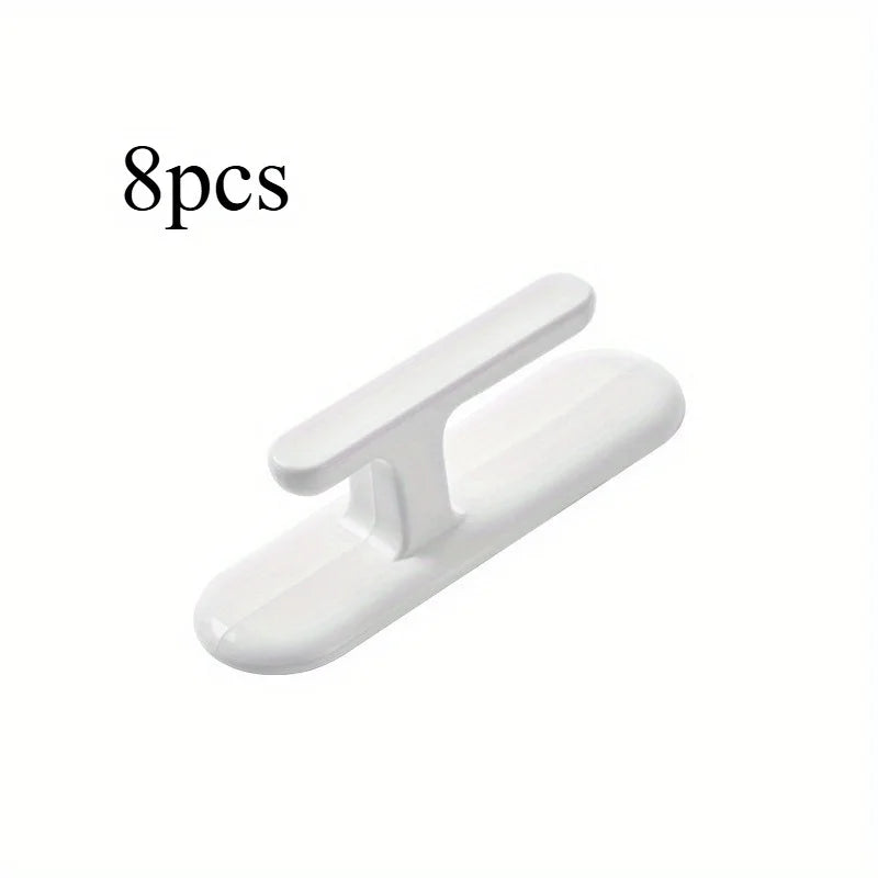 pinces rideau adhésives modernes blancs pièces facile surfaces lisses cloisons sèchesOpaque câble rideau included
