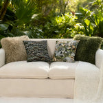 coussin decoratif moderne imprimé végétal doux polyester 30x50cm 45x45cm decoration