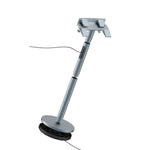 support projecteur réglable 25 65cm gris métallisé lisse moderne câble intégrérotation 360 độ