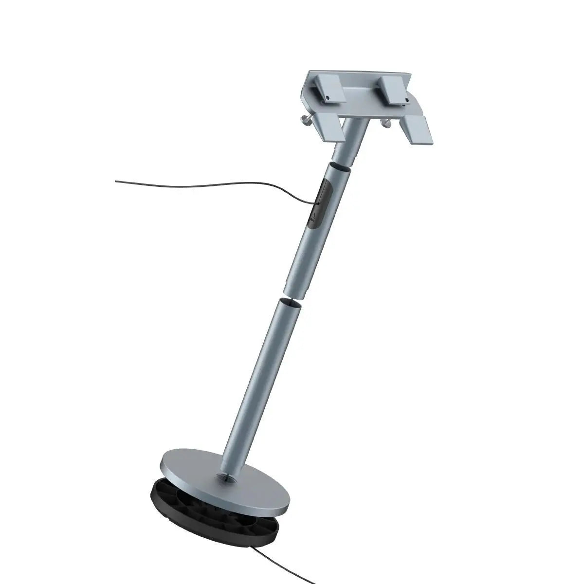 support projecteur réglable 25 65cm gris métallisé lisse moderne câble intégrérotation 360 độ