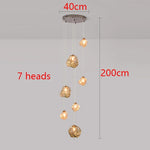 Suspension lumineuse moderne dorée noir formes géométriques brillantes salon chambre