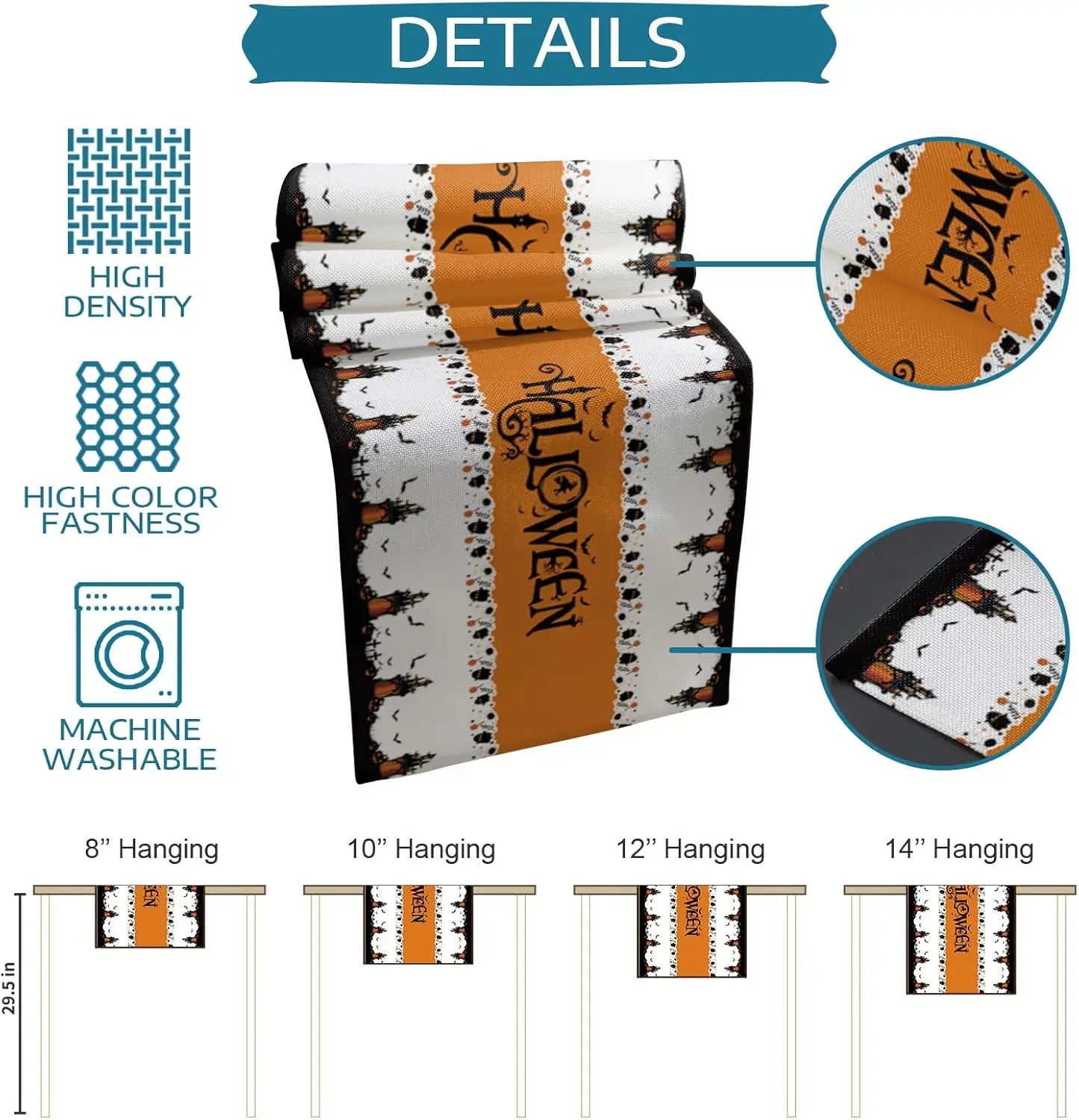 Cette image présente des serviettes de bain décorées de motifs ethniques de couleurs vives, disponibles en différentes tailles pour s'adapter à divers usages. Leurs caractéristiques incluent une haute densité, une grande résistance des couleurs et un entretien en machine.