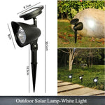 projecteur solaire led ip65 lumiere réglable moderne jardin extérieur opaque noir abs