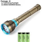 lampe torche vert bleu rayures verticales texture métallique moderne rechargeable piles aaa